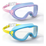 Gafas Para Natacion Defunx,para Niño/adolescente,azul - Lila