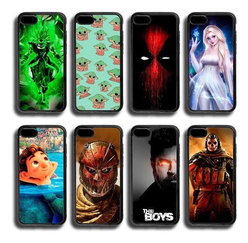 Carcasa Con Diseño Para Modelo iPhone 7/8 + Lamina De Vidrio