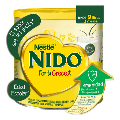 Alimento en Polvo a Base de Leche Nido FortiCrece Lata de 1.08 kg | MercadoLibre