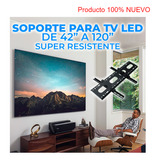 Soporte De Pared Para Tv Led Inclinable De 42 A 120 Pulgadas