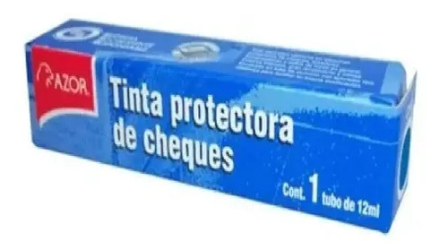 Tinta Protectora P/cheques 12ml C/1 Pz Stafford Negro