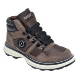 Bota Borcego Trekking Impermeable Nieve Suela Goma Mr Pr