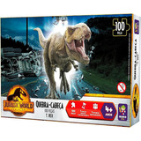 Quebra-cabeça 100 Peças T-rex Jurassic World Dominion - Mimo