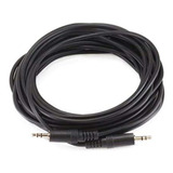 Cable Auxiliar De Audio 3,5 Mm Macho A Macho / 7,6 M / Ne...