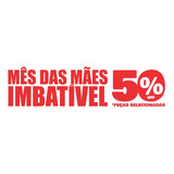 Adesivo Vitrine Promoção Imbatível Mês Dia Das Mães 100x30cm