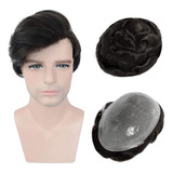 Amiable Toupee Para Hombres, Cabello Humano Para Hombre, Pel