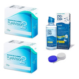 2 Caixas Lente De Contato Purevision 2 Bausch Lomb + Brinde