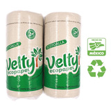 Toalla De Cocina Velty Eco Papel Ecológico 2 Pza 40 Mts C/u