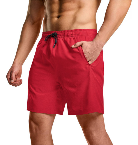 Short Deportivo Ejercicio Gym Slim Fit Elástico Modernos