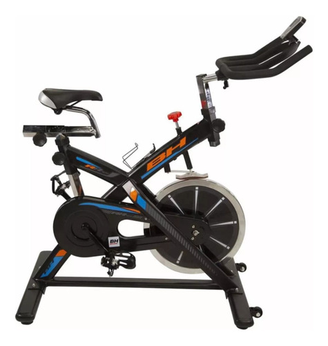 Bicicleta Estática Bh Fitness H916rr Color Negro.