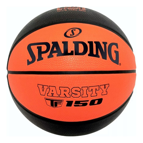 Pelota Basketball Spalding Tf 150 Varsity Nº 7 ( Fiba) Color Naranja Oscuro