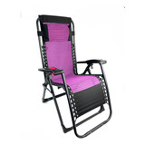 Silla Reposera Plegable Para Playa Camping Jardín Premium