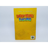 Apenas O Manual - Diddy Kong Racing - Nintendo 64  Gradiente