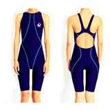 Traje De Baño Natacion Mujer Pierna Larga Marine Psp Pbt