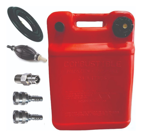 Kit Tanque De Combustible Nautico 24 Lts Completo P/suzuki