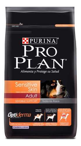 Pro Plan Sensitive Skin Cordero Y Arroz 3kg