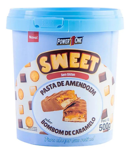 Pasta De Amendoim Sweet 500g - Todos Sabores - Power One