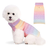 Yudodo Suéter Para Perros Pequeños, Suéter De Punto Color