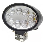 Faro Ovalado 8 Led 24w 12v/24v Tractor Agro Vial 4x4