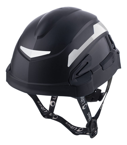 Casco De Seguridad Libus Textil Cremallera Negro Andes S/v