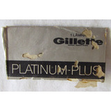 Antiga Lâmina Gillette Platinum Plus Rara - A6
