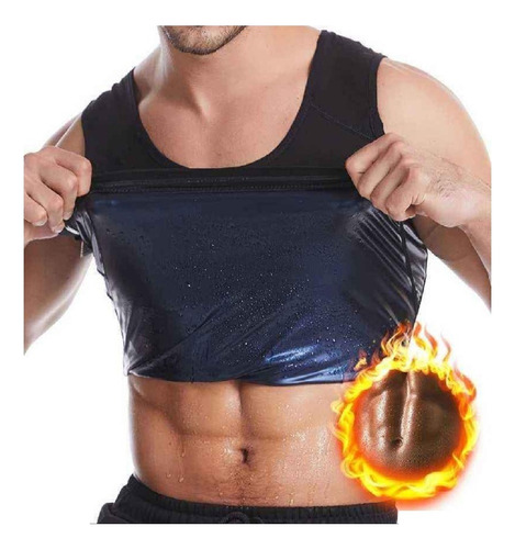 Polera Sauna Termica Fitnnes Hombre 