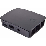 Funda Oficial Raspberry Pi Rpi3case-bg, Negro/gris, Negro /.