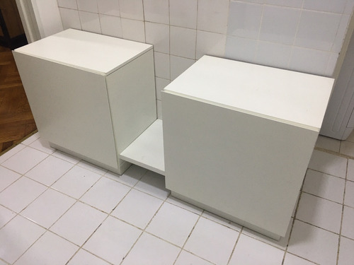 Mueble De Baño X 2 Medidas 60x65x40 Laqueado Blanco