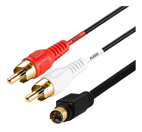 Combo De Cable S-vídeo Y Audio Rca De 75 Pies, Complejo