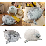 D Cojín De Almohada De Peluche De León Marino Esponjoso