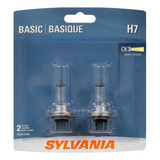 Set 2x Focos Halógeno Osram Sylvania Oem 12.8v Px26d H7 55w