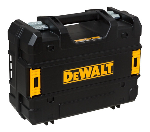 Kit Medidor Dewalt Com Nível A Laser 2 Linhas Verde Trena A Laser E Caixa Tstak Dewalt Modelo De0889cg