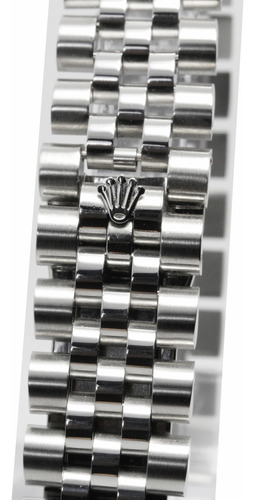 Pulsera Rolex 1.5cm Acero Inoxidable Plateada Corona