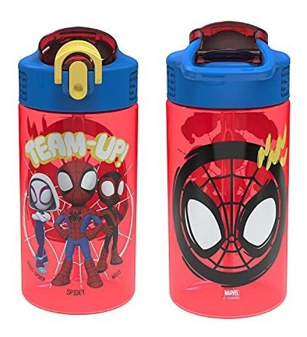 Botella De Agua Para Niños Marvel Spiderman De Zak Designs