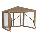 Toldo Comedor Taupe 3 X 3 Mtcarpa 