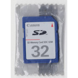 Tarjeta De Memoria Digital Segura Canon Sdc-32m 32 Mb 80mb/s
