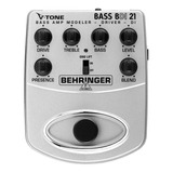 Pedal V-tone Bass Behringer Bajo Bdi-21 