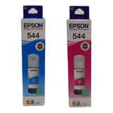 Kit 2 Refil Tinta 544 Ciano/ Magenta L3110 L3150 L3160 L5190