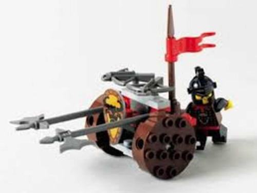 Lego 4806.  Castle. Axe Cart. Usado.