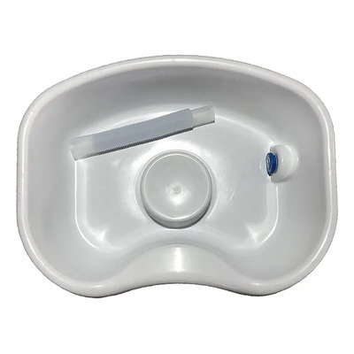 Cama Portátil Champú Lavamanos De Pelo Bandeja Blanco 70cm