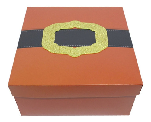 Caixa De Natal P/ Presentes Lembrancinhas 20x20x10 Cm