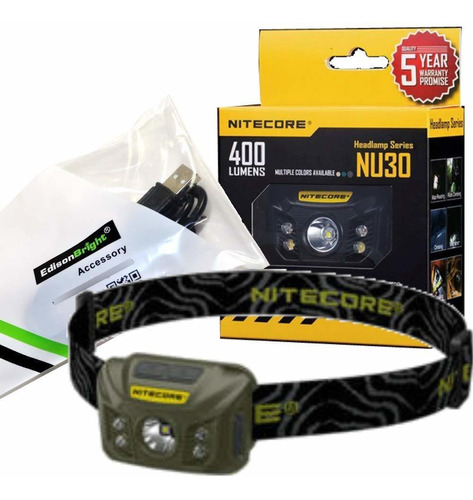 Nitecore Nu30 460 Lumen Usb Recargable Compacta Cree Led Far