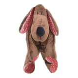 Pelúcia Travesseiro Cachorrinho Marrom Puppet Zip Toys Brown