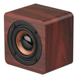 Mini Altavoz Bluetooth Portátil Retro De Madera Subwo