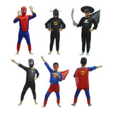 Disfraz Capitan Spiderman Superman Batman Zorro Ben10+ Envio