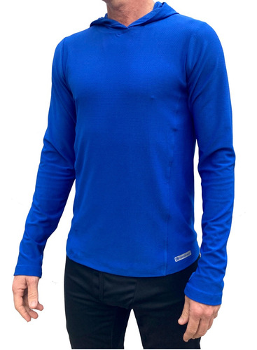 Buzo Liviano Deportivo Hombre Con Capucha Remera Manga Larga