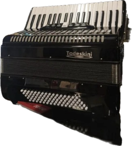 Acordeon Todeskini 80 Baixos Preta