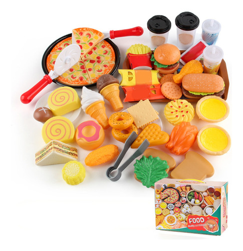 Set Hamburguesa Comida Juguetes Accesorios Cocina Alimentos