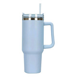 Vaso Mug Térmico Con Asa Y Bombilla Acero Inox 1200ml