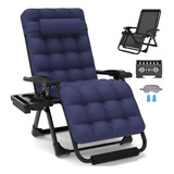 Slendor Sillas Zero Gravity - Silla Reclinable Acolchada De.